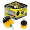 Drill Brush Power Scrubber By Useful Products 5 in W 5 in L Brush, Yellow Y-S-2M-QC-DB - alternate 1